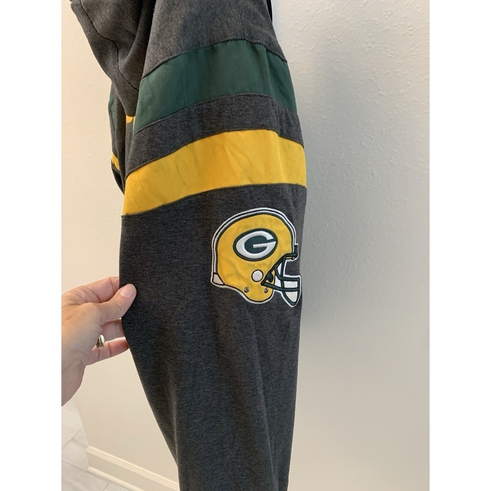 VTG Nike Green Bay Packers Varsity Jacket Men's Large NFL Reversible Size XL - Picture 9 of 13
